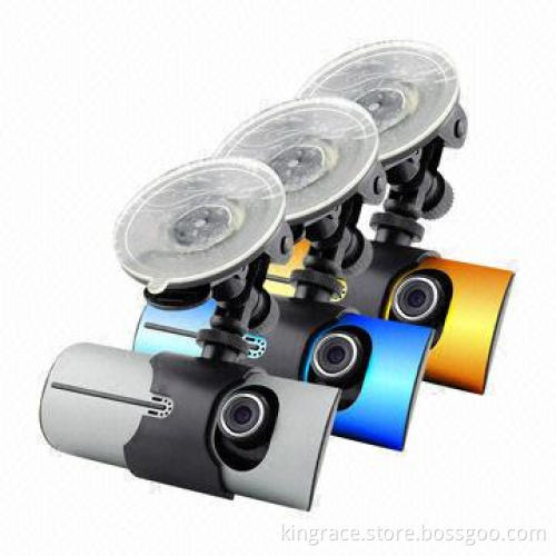 2.7-inch LCD Screen Dual 140-degree Wide Angle Lens Car Camera